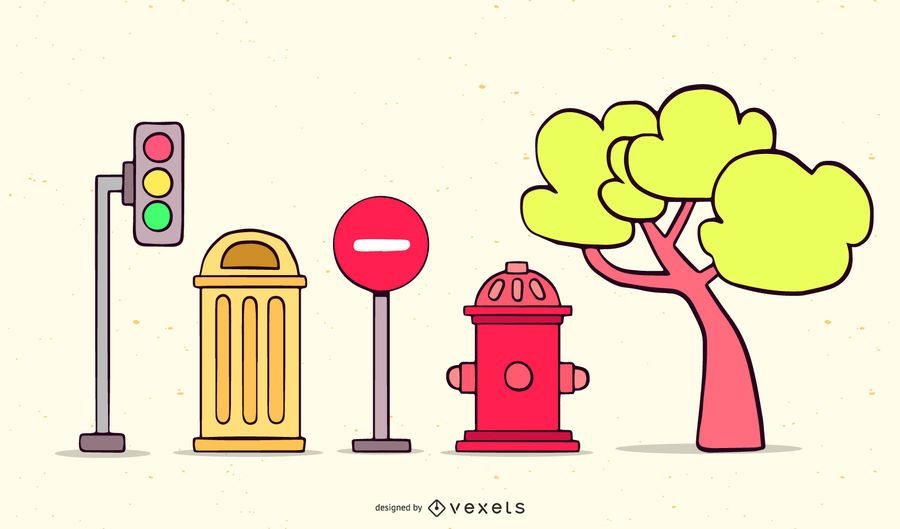Vector de plantilla de dibujos animados gratis pintado a mano Vector de plantilla de dibujos animados gratis pintado a mano