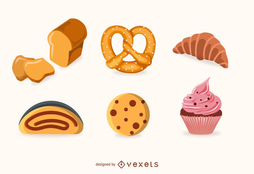 Bakery Products Set Bakery Products Set