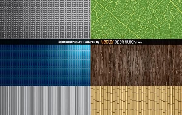 Texturas de acero y naturaleza Texturas de acero y naturaleza