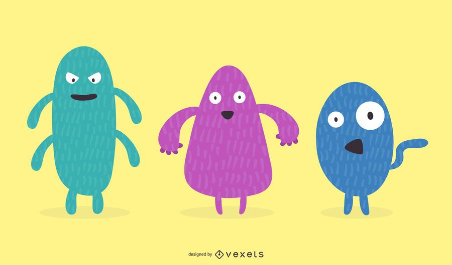 Pequeños monstruos divertidos Pequeños monstruos divertidos
