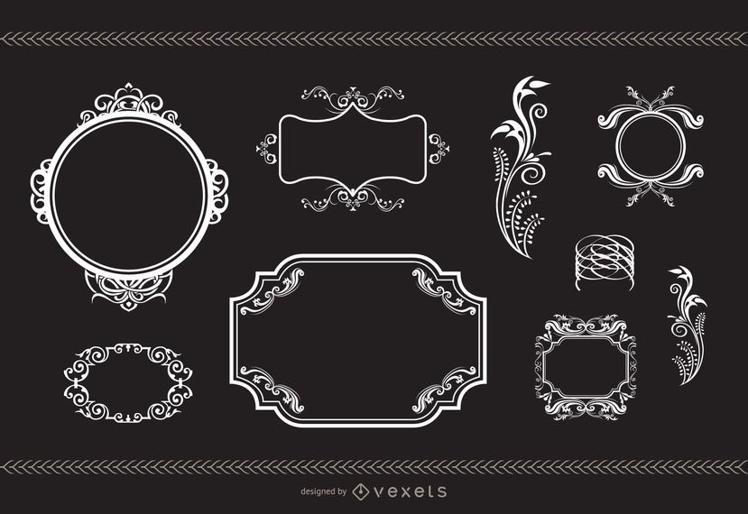 Heraldry and Flourish Frames Heraldry and Flourish Frames