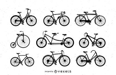 Arte vetorial: Bicicletas Arte vetorial: Bicicletas