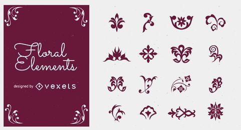 Vector Floral Elements