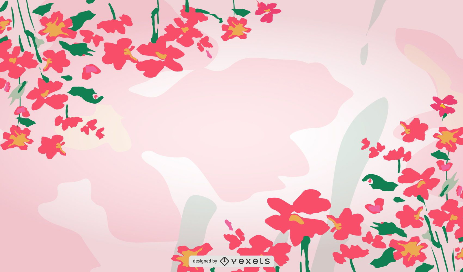 Spring Floral Background Design 