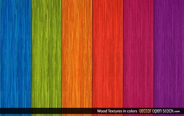 Holzstrukturen in Farben