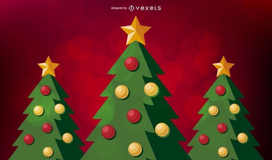 Fundo de árvore de Natal vermelho Fundo de árvore de Natal vermelho