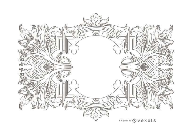 Heraldry Vector ornament Heraldry Vector ornament