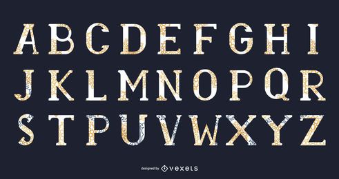 13 Abstract Vector Typeface: McDonald 13 Abstract Vector Typeface: McDonald