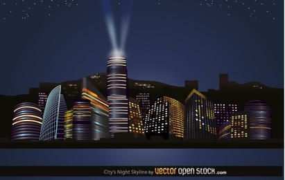 City Nights Skyline