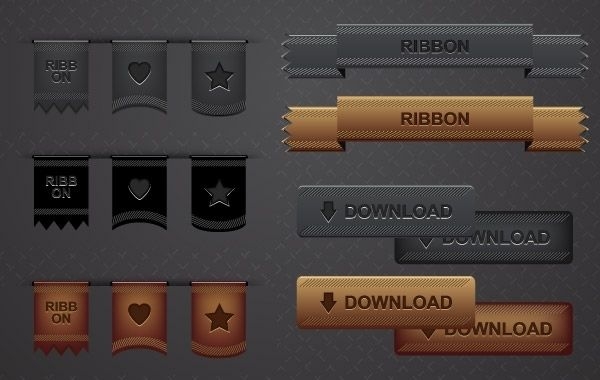Vector Ribbons Pack