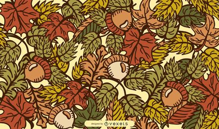 Herbstlaub-Vektor-Illustration