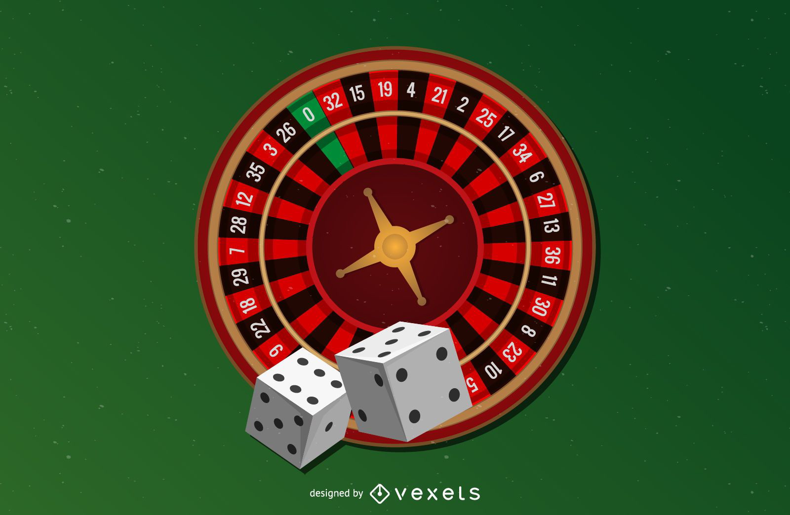 Premium Vector  Online casino gambling with roulette and poker