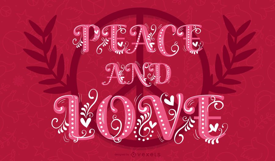 Heart of peace and love Heart of peace and love