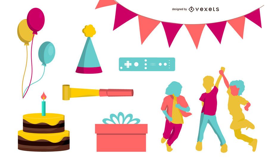 Vector Party Stuff & Kids Rock Star Vector Party Stuff & Kids Rock Star
