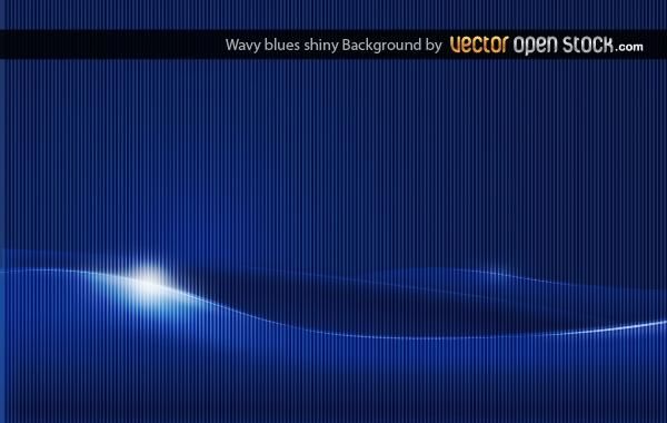 Wavy Shiny Blue Background Wavy Shiny Blue Background