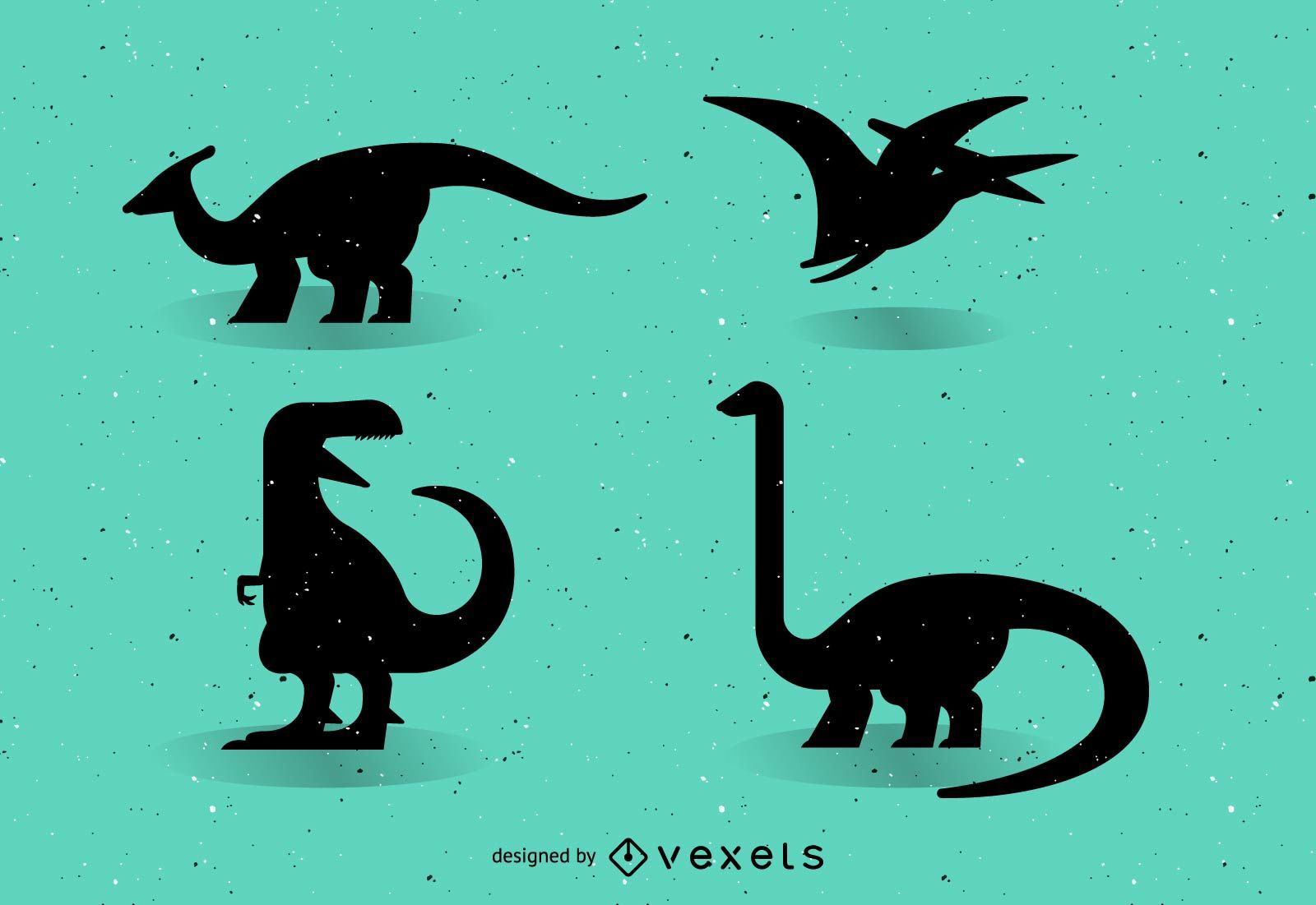 Silhouette Vector Dinosaurs