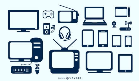 Pacote de dispositivos de tecnologia vetorial Pacote de dispositivos de tecnologia vetorial