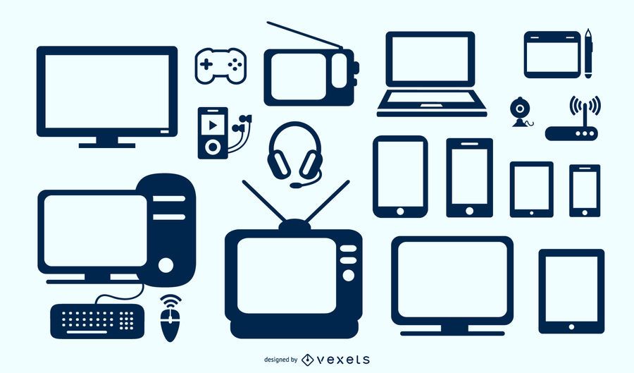 Paquete de dispositivos de tecnología vectorial Paquete de dispositivos de tecnología vectorial