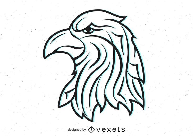 Vector Tribal Eagle Head Vector Tribal Eagle Head