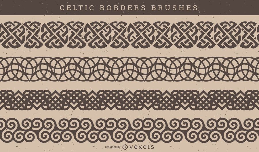Celtic Pattern Brush Vector Celtic Pattern Brush Vector