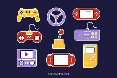 Vetor de conjunto de controle de jogo