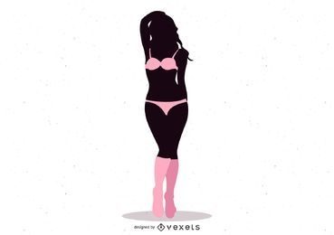 Silhouette Hot Strippers Vector