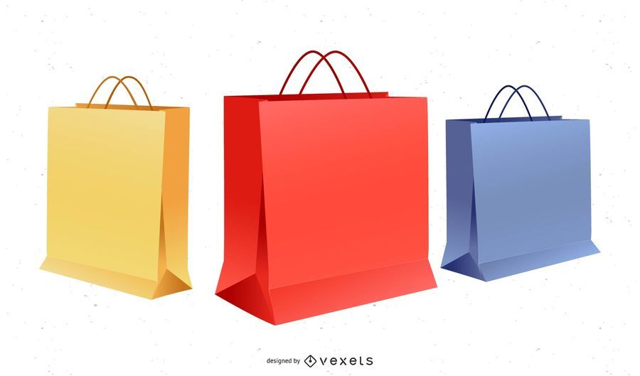 Vector paper bags & boxes Vector paper bags & boxes