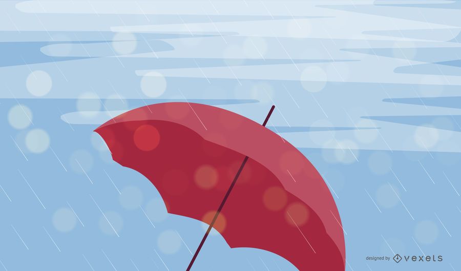 Rainy Day Umbrella Vector Rainy Day Umbrella Vector