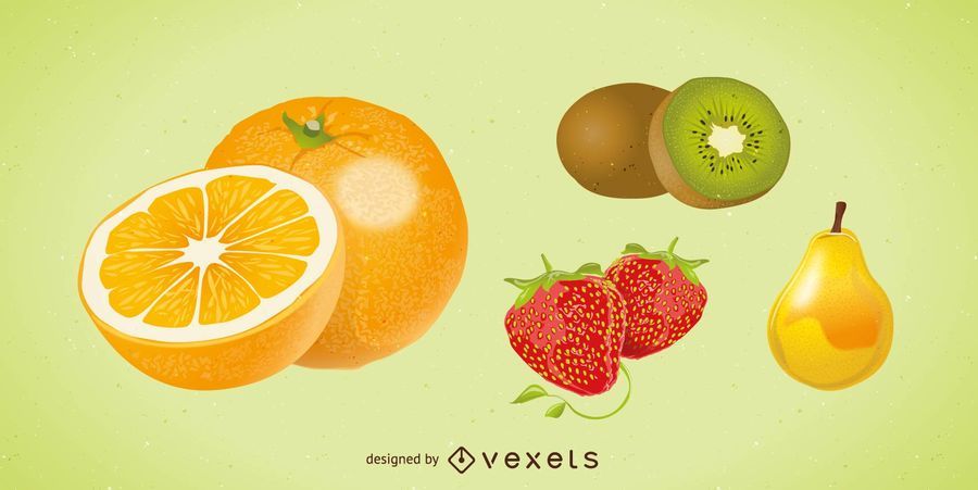 Vetor de frutas Vetor de frutas