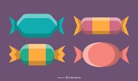 Vector Candy Template Vector Download