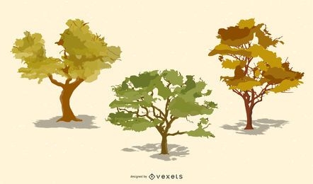 Vector Realistic Trees