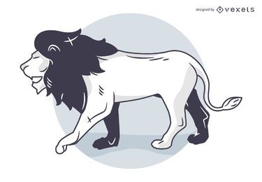 Silhouette Lion Vector Silhouette Lion Vector