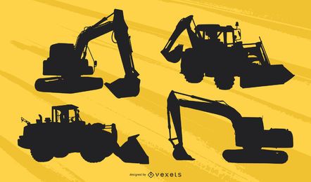 Heavy Machinery Silhouette Pack Heavy Machinery Silhouette Pack