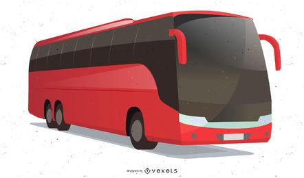 Vetor de ônibus de luxo Vetor de ônibus de luxo