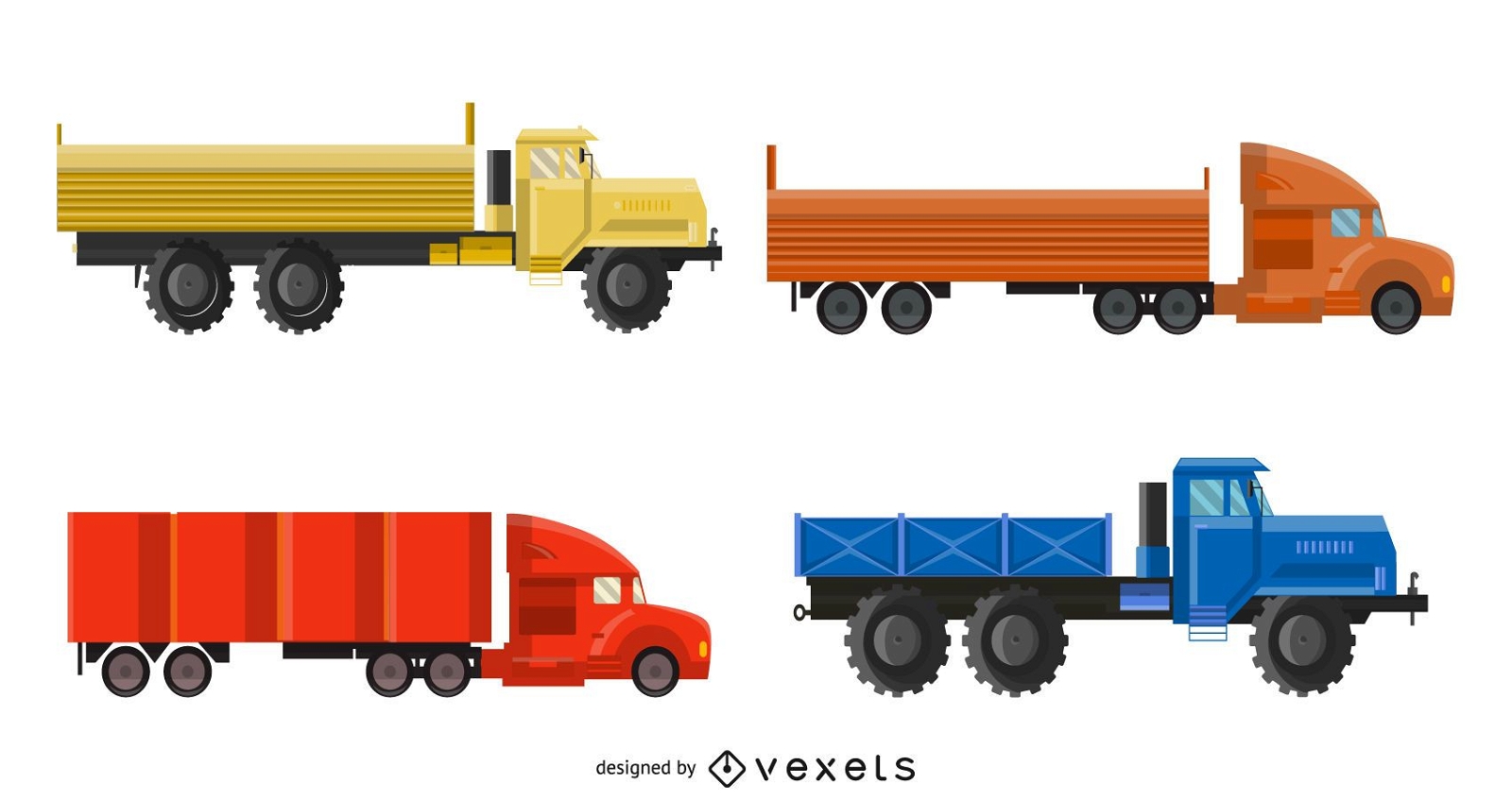 Photorealistic Shipping Lorry Pack