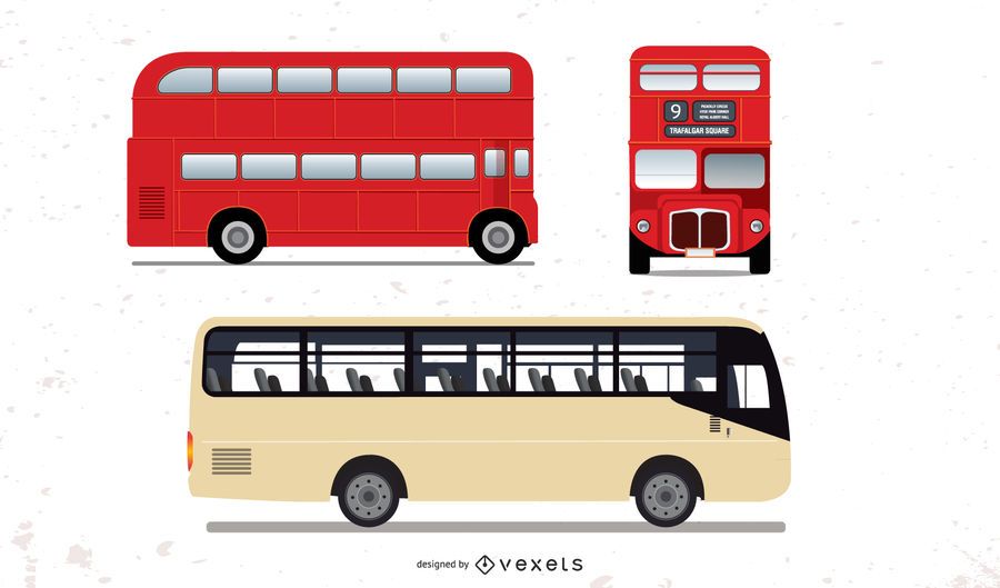 Set de bus grande de alto detalle Set de bus grande de alto detalle