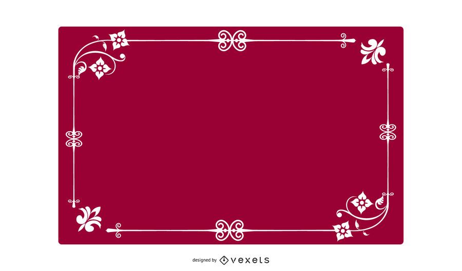 Cartão do convite do Flourish do vintage Cartão do convite do Flourish do vintage