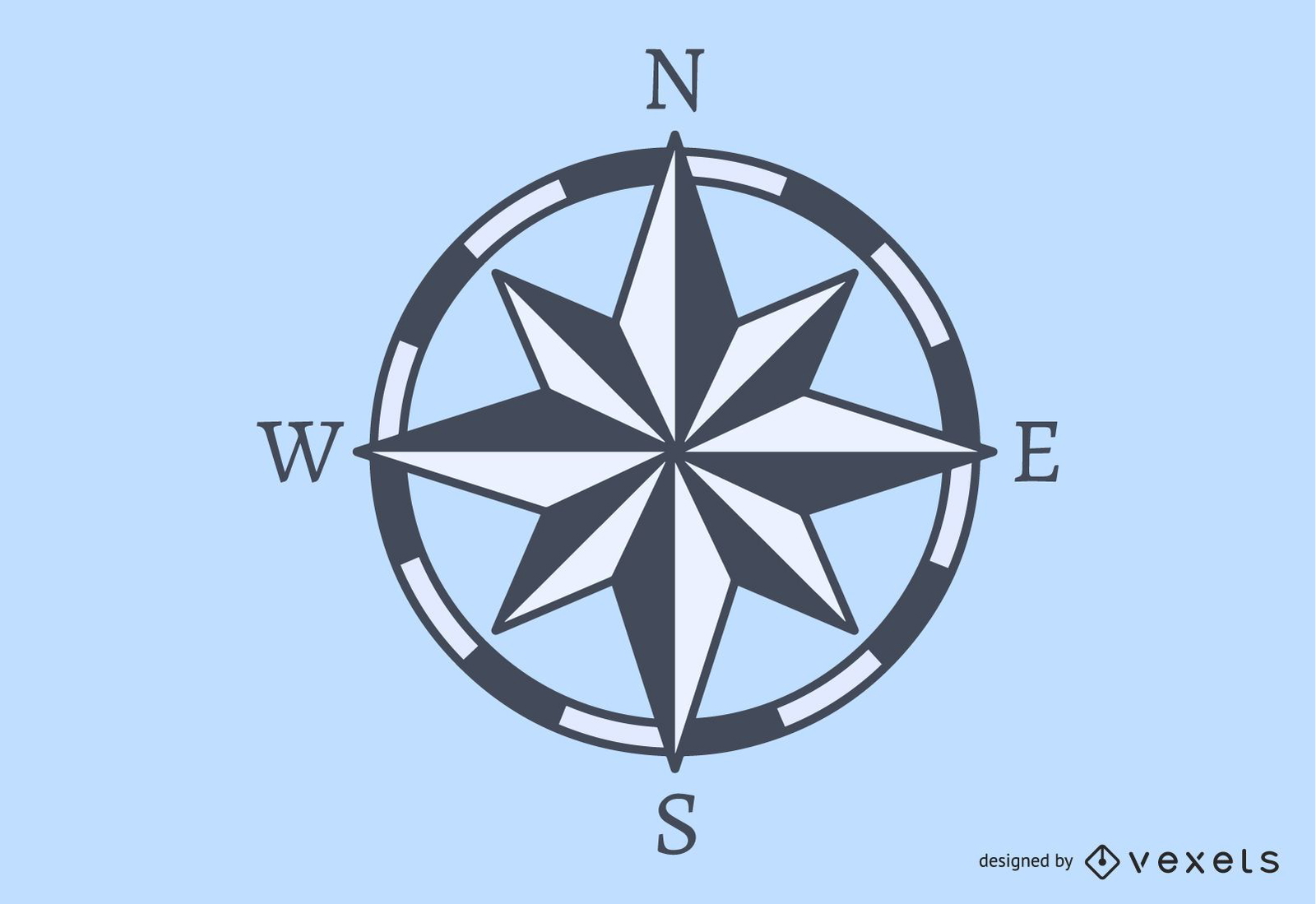 Nautical Compass Vector Art PNG Images