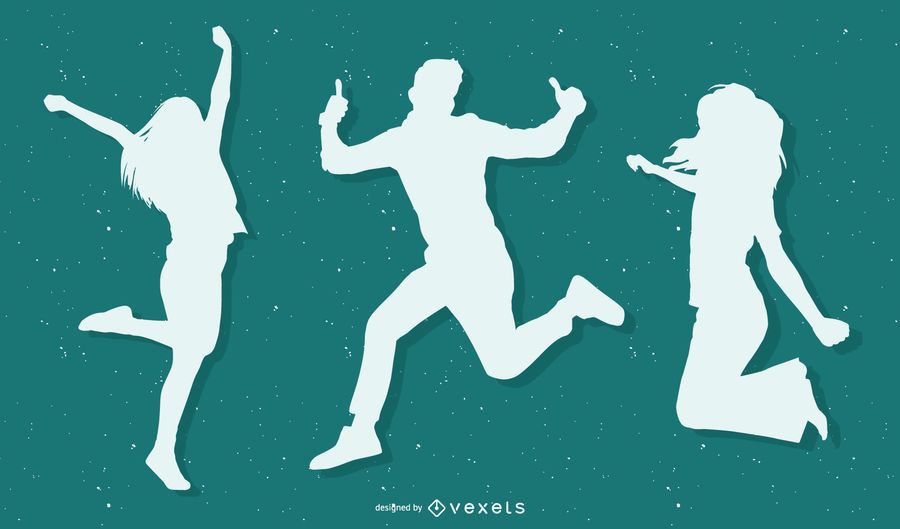 Teenage People Pack Silhouette Teenage People Pack Silhouette