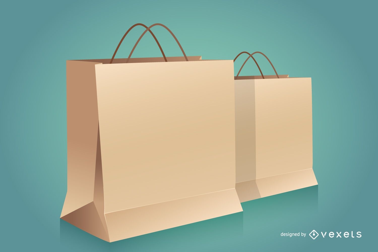 Download Paper Shopping Bags Mockup - Vector download