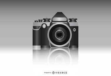 Cámara de fotos realista vector Cámara de fotos realista vector