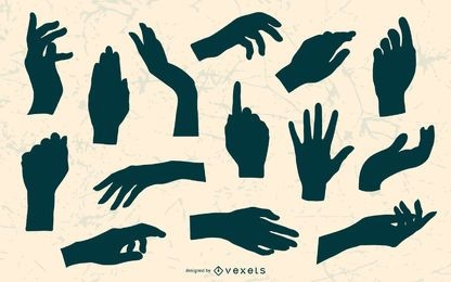 Hand Silhouettes Pack 