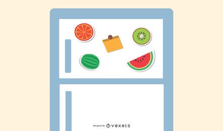 10 fruit fridge magnets! 10 fruit fridge magnets!
