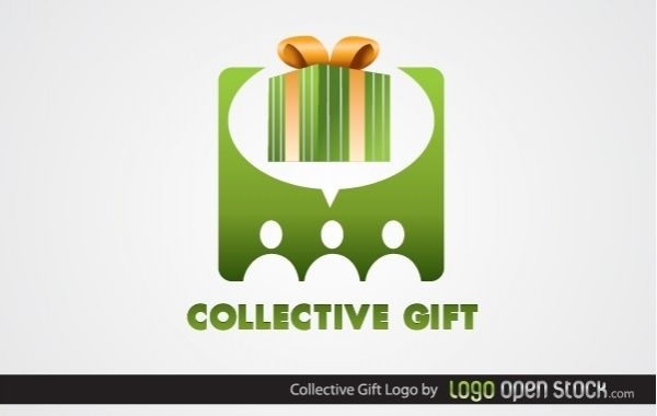 Kollektives Geschenk-Logo