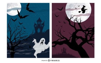 Halloween Night Poster Pack