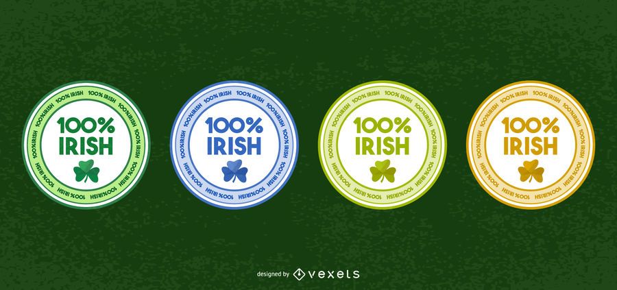 Grungy 100 Percent Irish Stamp Grungy 100 Percent Irish Stamp