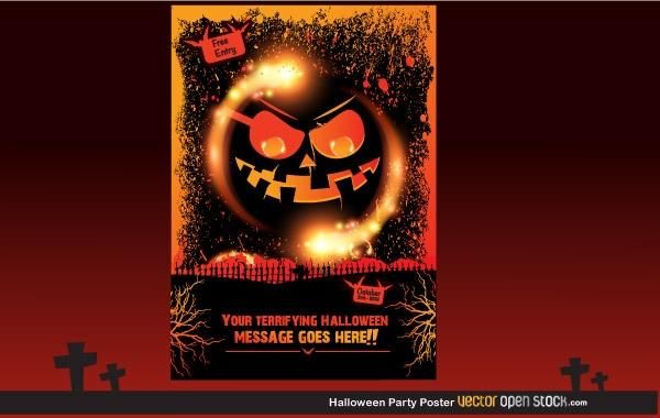 Cartel de fiesta de halloween Cartel de fiesta de halloween