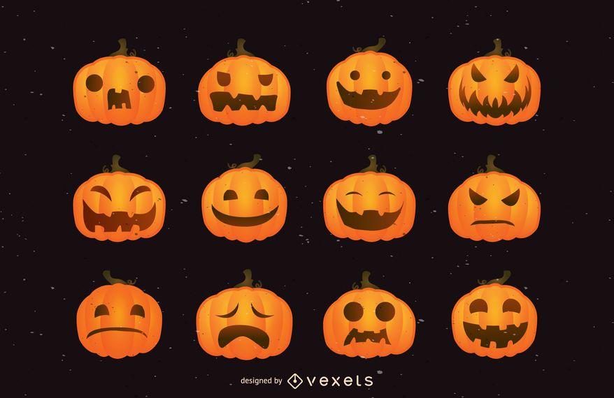Funny Pumpkin Face Pack Funny Pumpkin Face Pack