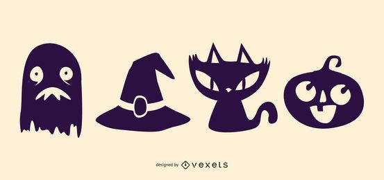 Halloween Funky Icon Set