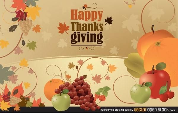 Thanksgiving Greeting Card Thanksgiving Greeting Card